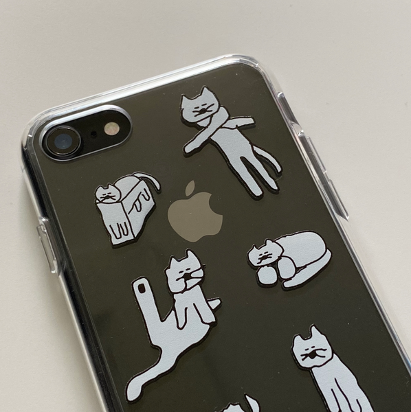 [SUSSTORE] 하찮은 그림판 매옹이 Jelly Hard Case