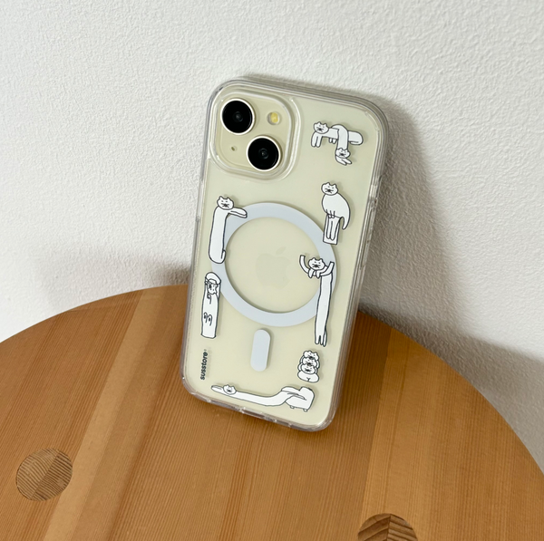 [SUSSTORE] 테두리 매옹이 MagSafe Phone Case