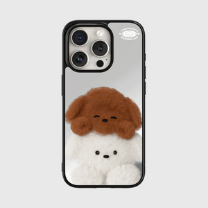 [THENINEMALL] Smile Best Friends Mirror Bumper Case