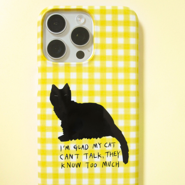 [JAZZ OR NOT] My Cat Knows Everything Phone Case