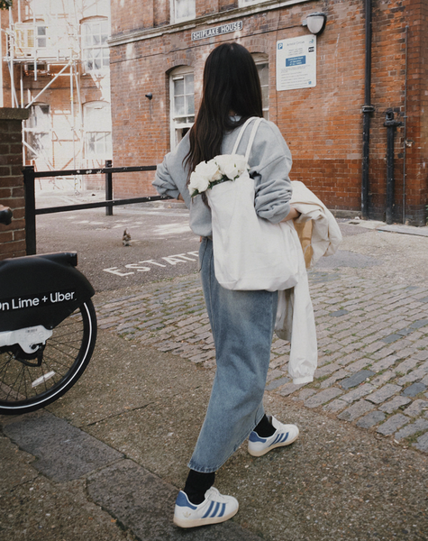 [SLOWAND] # SLOWMADE Washing Mood Solid Fit Denim Skirt