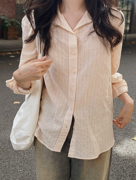 [SLOWAND] # SLOWMADE Natural Fit Cotton Shirt