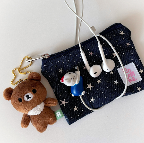 [rincomma] Twinkle Mini Pouch (Dark Blue)