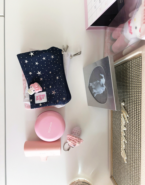 [rincomma] Twinkle Mini Pouch (Dark Blue)