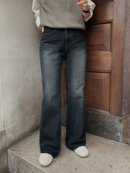 [SLOWAND] # SLOWMADE Our Mute Semi-Bootcut Denim Pants