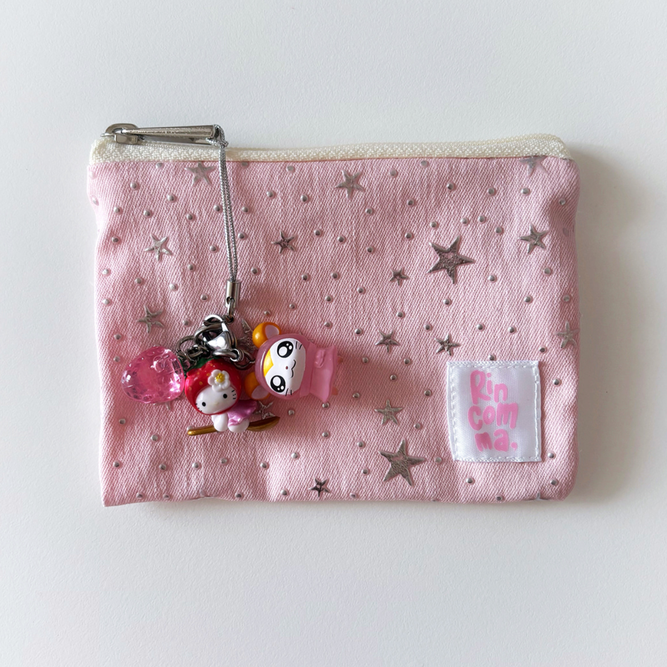 [rincomma] Twinkle Mini Pouch (Indie Pink)