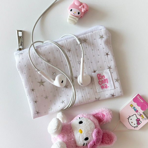 [rincomma] Twinkle Mini Pouch (White)