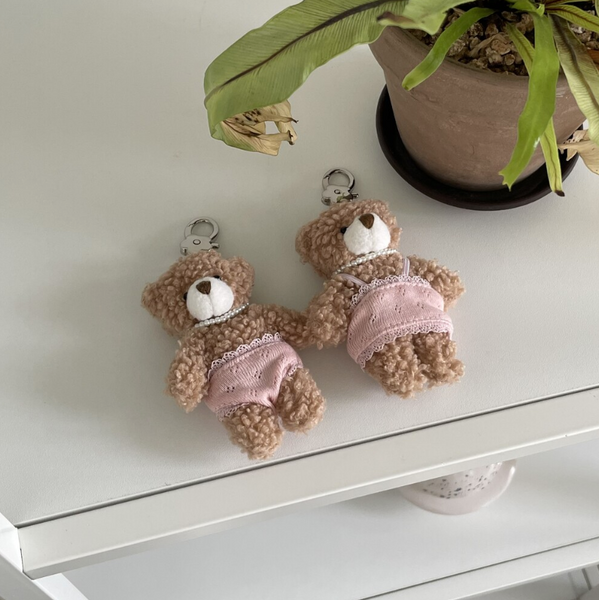 [dust dusty] Pajamas Bear Keyring