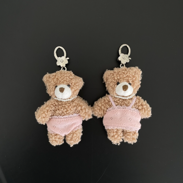 [dust dusty] Pajamas Bear Keyring