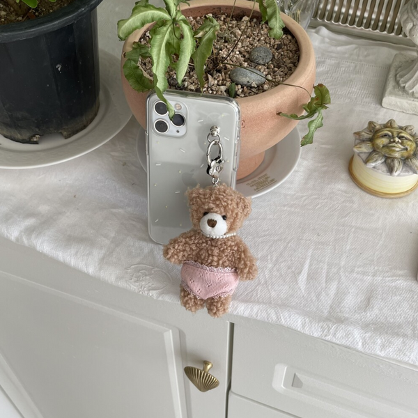 [dust dusty] Pajamas Bear Keyring