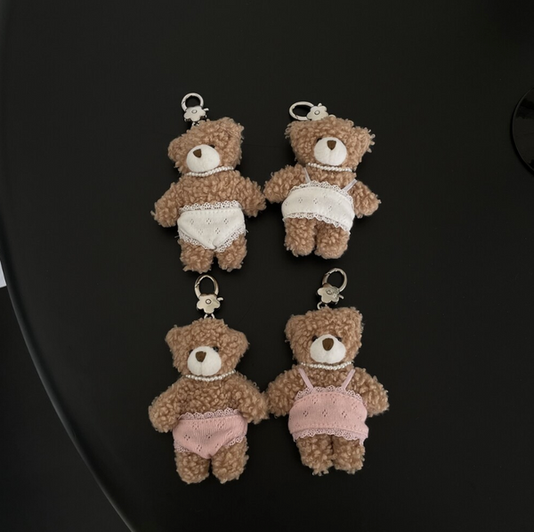 [dust dusty] Pajamas Bear Keyring