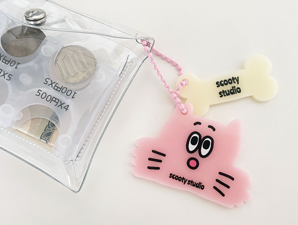 [scooty studio] Milky Acrylic Keyring