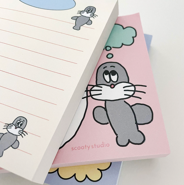 [scooty studio] Freddy Memo Pad