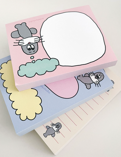 [scooty studio] Freddy Memo Pad