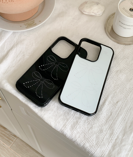 [your emotions] Star Ribbon Glass Phone Case