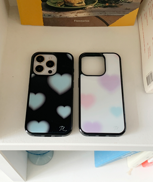 [your emotions] Plumpily Heart Glass Phone Case