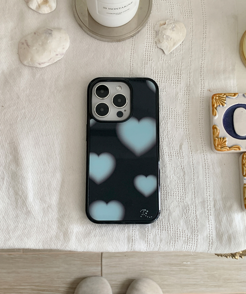 [your emotions] Plumpily Heart Glass Phone Case