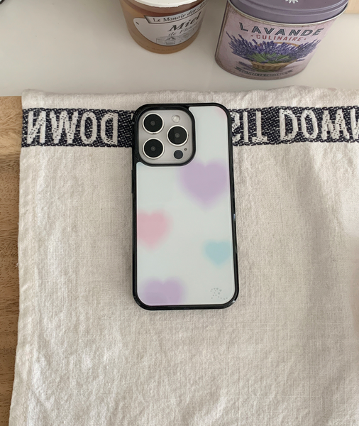 [your emotions] Plumpily Heart Glass Phone Case