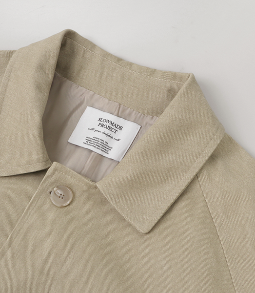 [SLOWAND] # SLOWMADE Premium Washing Trench Coat