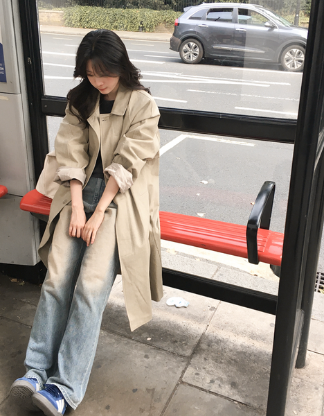 [SLOWAND] # SLOWMADE Premium Washing Trench Coat