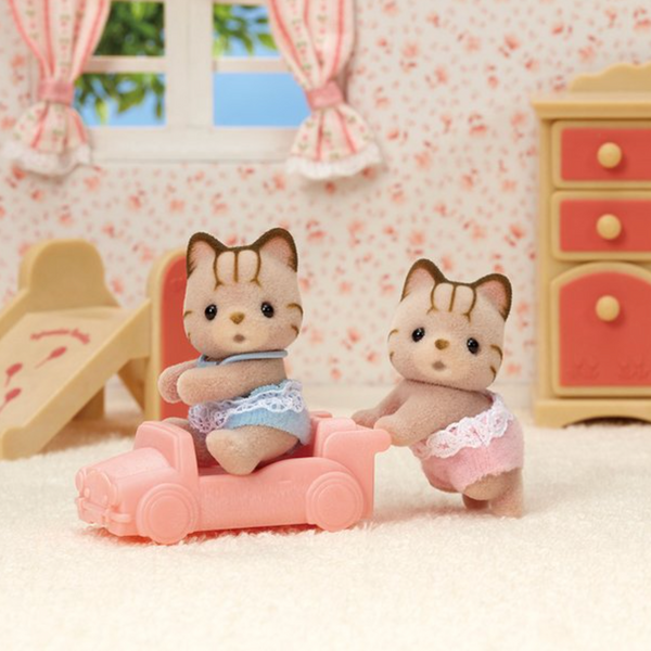 [Sylvanian Families] Striped Cat Twins