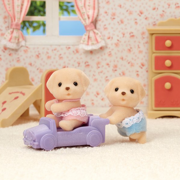 [Sylvanian Families] Yellow Labrador Twins