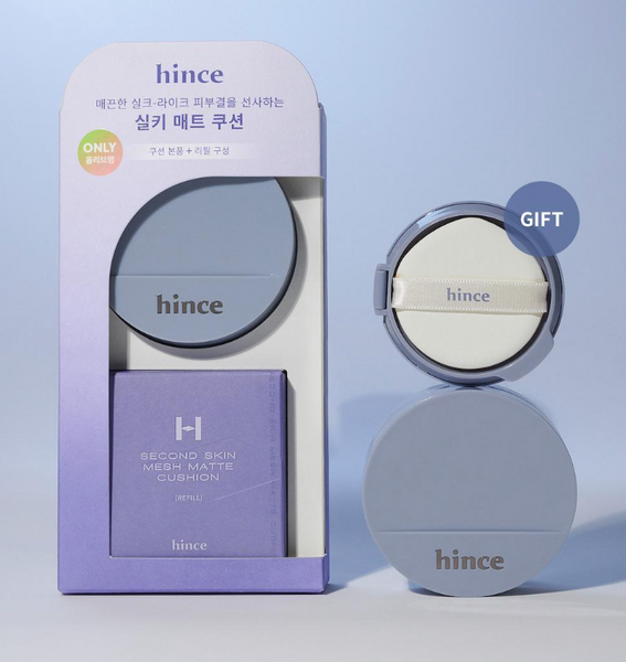 [hince] Mesh Matte Cushion Blue Dive Edition (Original + Refill)