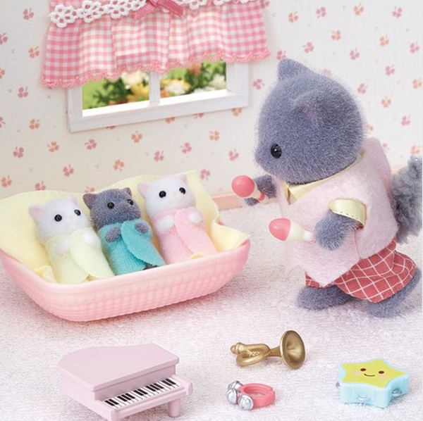 [Sylvanian Families] Persian Cat Triplets