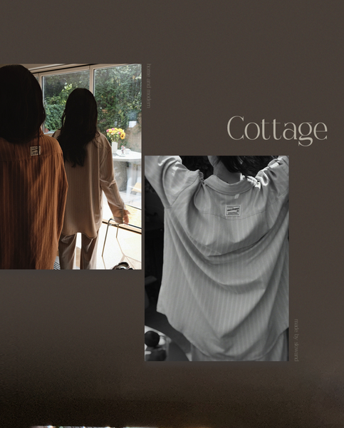 [SLOWAND] # SLOWMADE Cottage Home & Modern Label Shirt