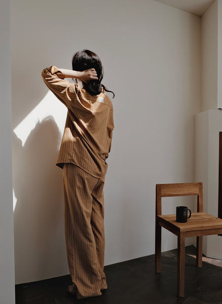 [SLOWAND] # SLOWMADE Cottage Home & Modern Label Pants