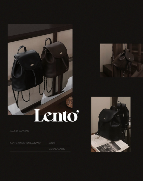 [SLOWAND] # LENTO Vine Chain Backpack