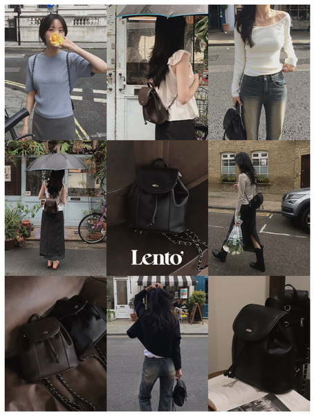 [SLOWAND] # LENTO Vine Chain Backpack