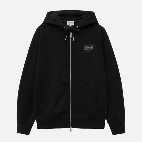 [MARITHÉ FRANÇOIS GIRBAUD] BIG CLASSIC LOGO HOODIE ZIPUP Black