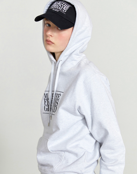 [MARITHÉ FRANÇOIS GIRBAUD] CLASSIC LOGO HOODIE Light Heather Grey