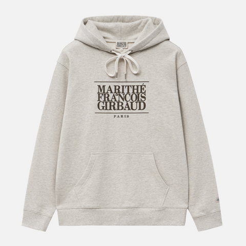 [MARITHÉ FRANÇOIS GIRBAUD] CLASSIC LOGO HOODIE Oatmeal