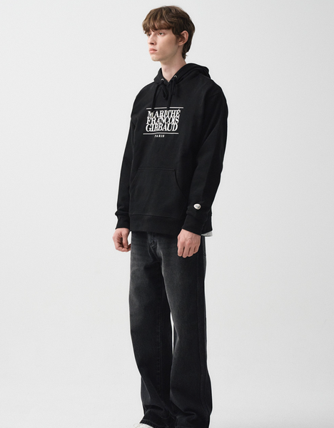 [MARITHÉ FRANÇOIS GIRBAUD] CLASSIC LOGO HOODIE Black