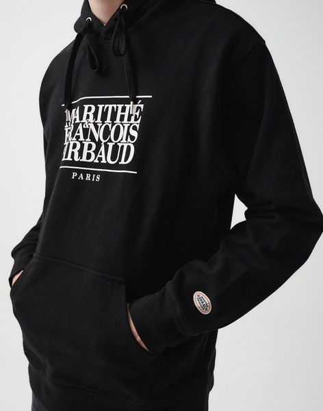 [MARITHÉ FRANÇOIS GIRBAUD] CLASSIC LOGO HOODIE Black