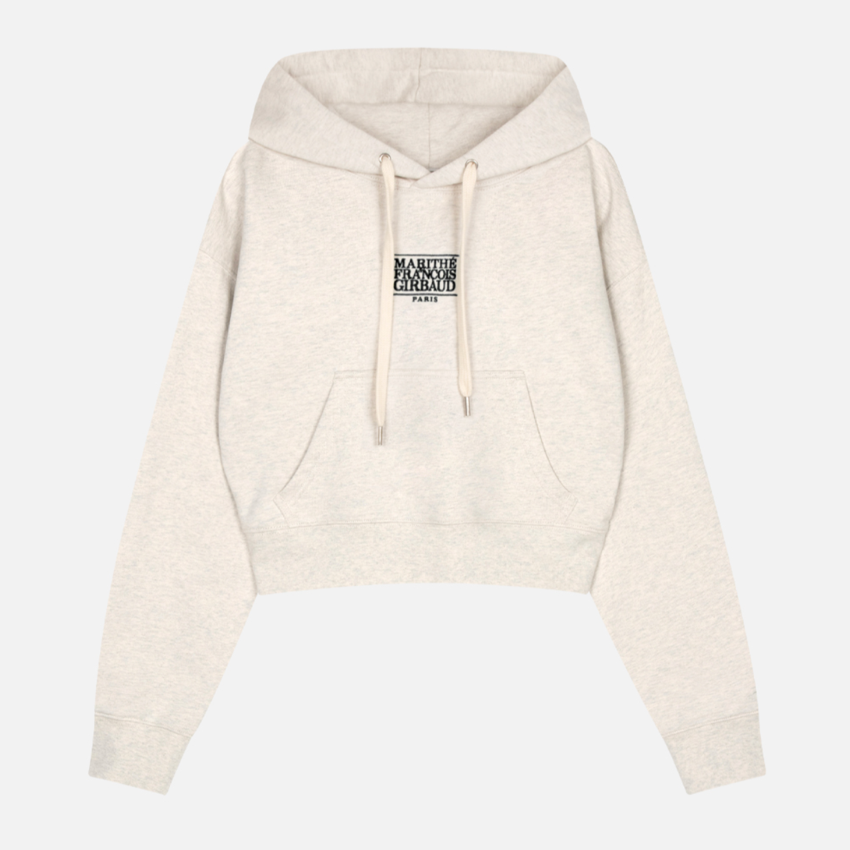 [MARITHÉ FRANÇOIS GIRBAUD] W NEW CLASSIC LOGO HOODIE Oatmeal