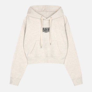 [MARITHÉ FRANÇOIS GIRBAUD] W NEW CLASSIC LOGO HOODIE Oatmeal