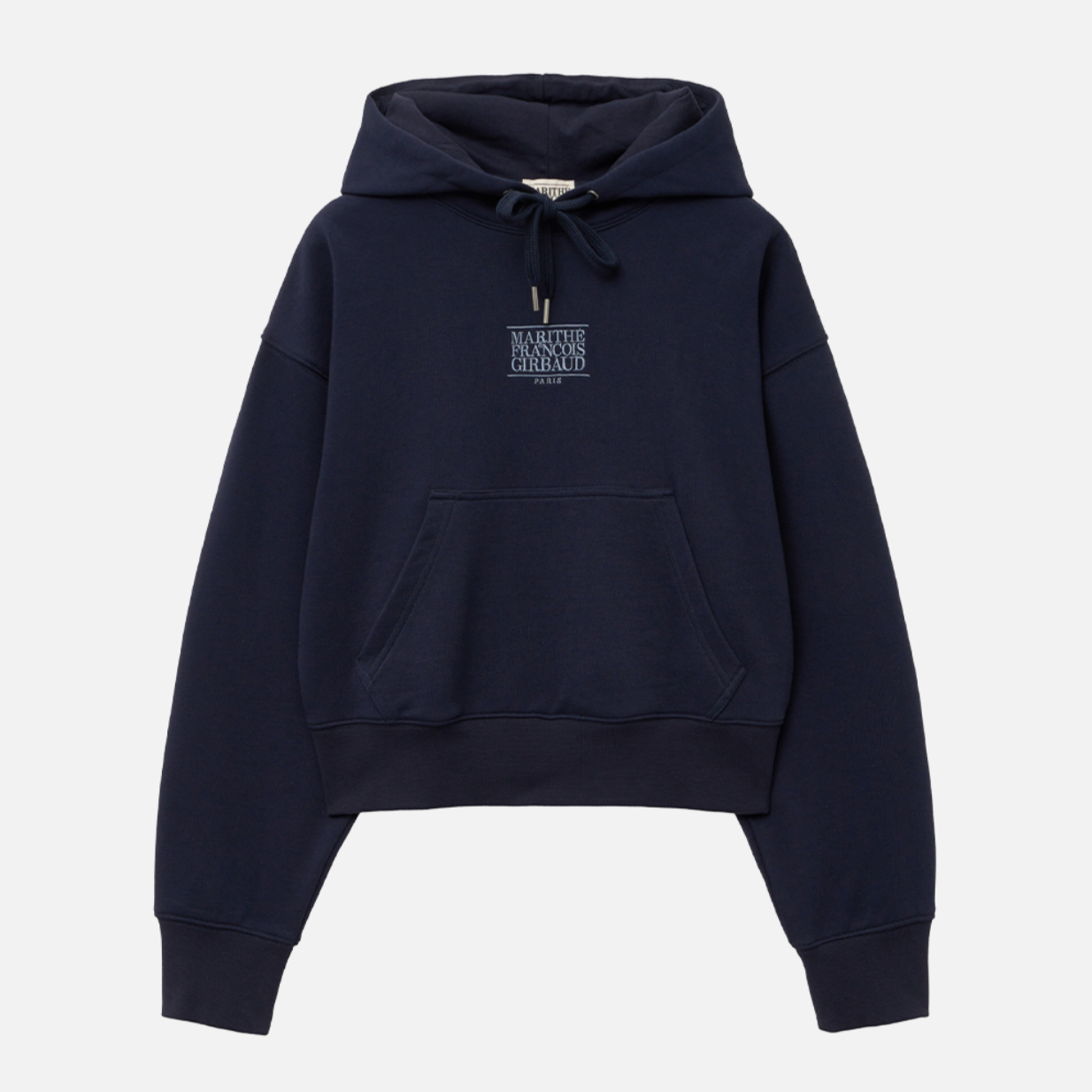 [MARITHÉ FRANÇOIS GIRBAUD] W NEW CLASSIC LOGO HOODIE Navy