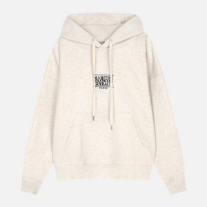 [MARITHÉ FRANÇOIS GIRBAUD] NEW CLASSIC LOGO HOODIE Oatmeal