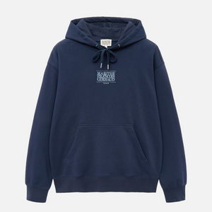 [MARITHÉ FRANÇOIS GIRBAUD] NEW CLASSIC LOGO HOODIE Navy