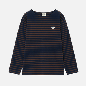 [MARITHÉ FRANÇOIS GIRBAUD] BORDER STRIPE LONG SLEEVE Dark Navy