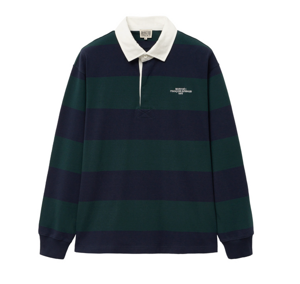 [MARITHÉ FRANÇOIS GIRBAUD] RUGBY STRIPE LONG SLEEVE Navy