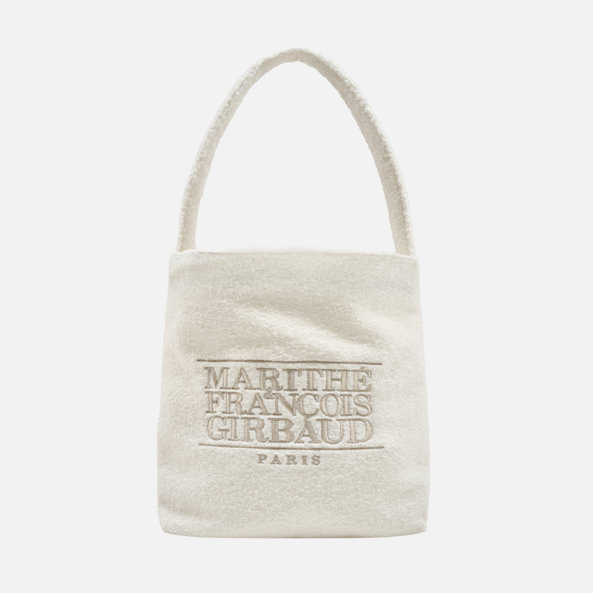 [MARITHÉ FRANÇOIS GIRBAUD] CLASSIC LOGO BOUCLE SHOULDER BAG Ivory