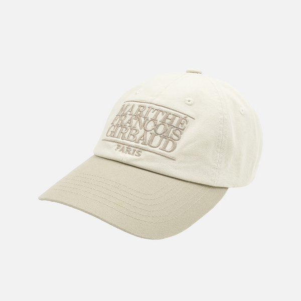 [MARITHÉ FRANÇOIS GIRBAUD] CLASSIC LOGO 6PANEL COLOR BLOCK CAP Beige