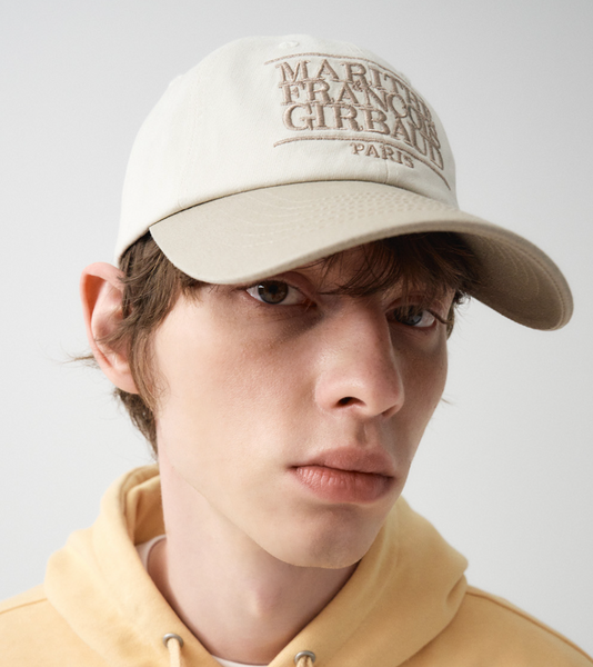 [MARITHÉ FRANÇOIS GIRBAUD] CLASSIC LOGO 6PANEL COLOR BLOCK CAP Beige