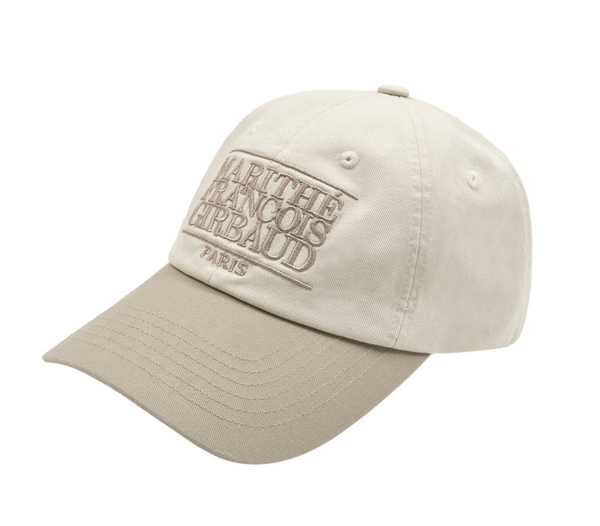 [MARITHÉ FRANÇOIS GIRBAUD] CLASSIC LOGO 6PANEL COLOR BLOCK CAP Beige