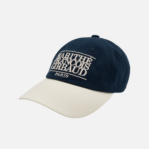 [MARITHÉ FRANÇOIS GIRBAUD] CLASSIC LOGO 6PANEL COLOR BLOCK CAP Ivory