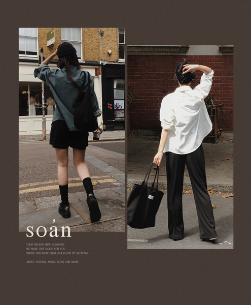 [SLOWAND] # SOAN Mood Cotton Eco Bag